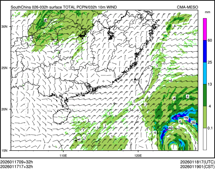 01/17 17时 +032小时