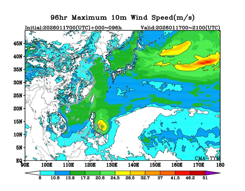 01/17 00时 +096小时
