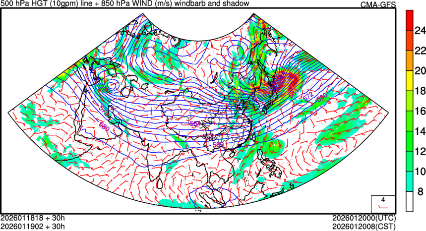 01/18 18时 +030小时