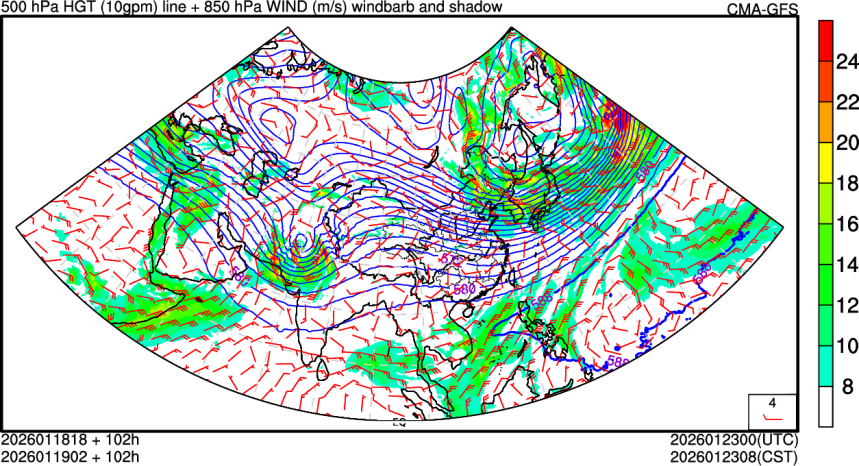01/18 18时 +102小时