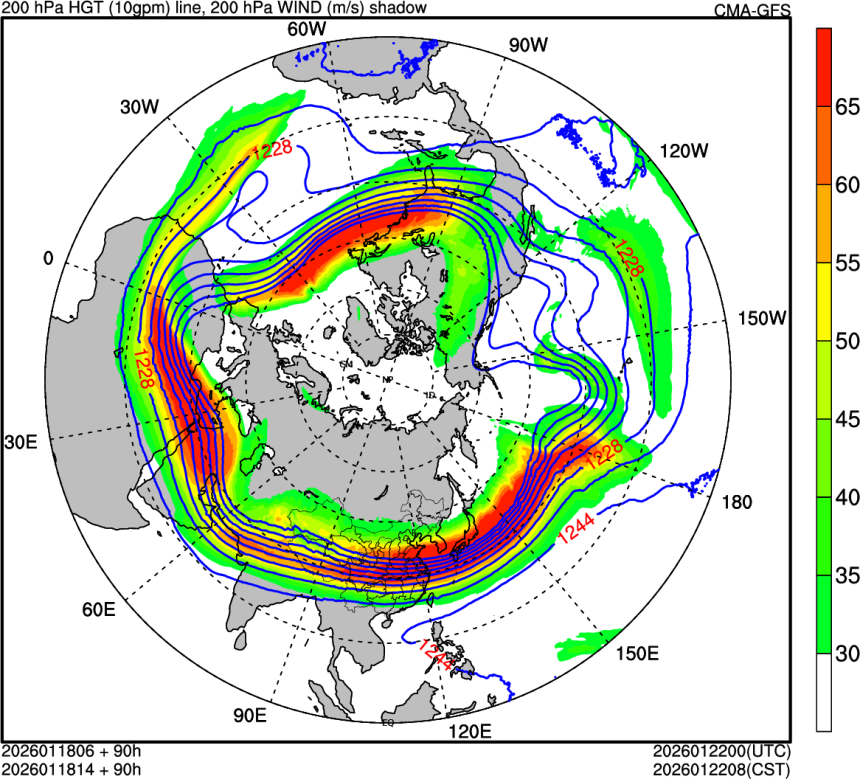 01/18 06时 +090小时