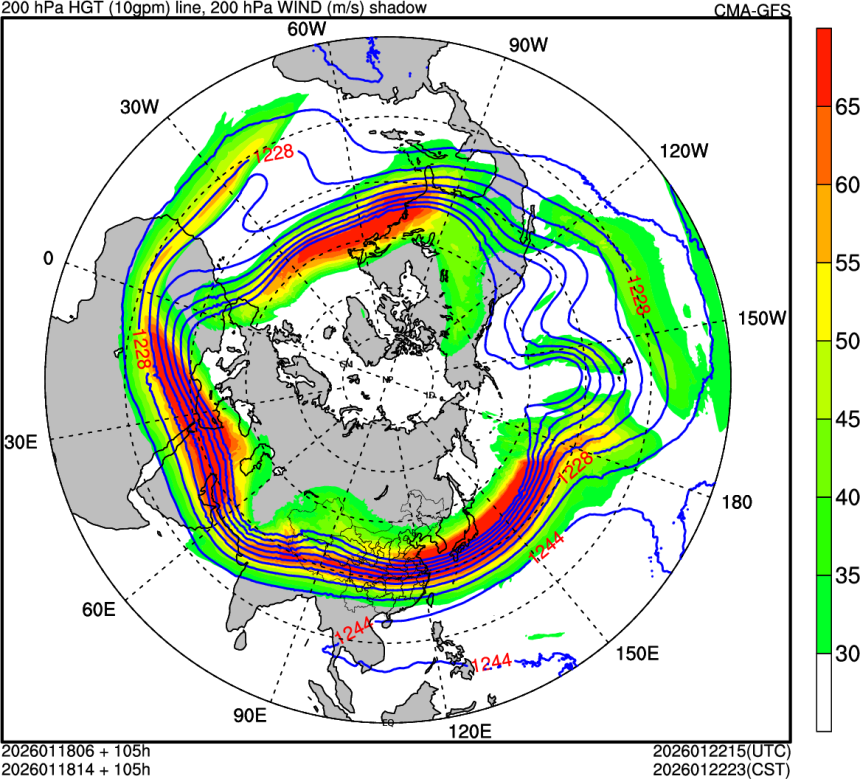 01/18 06时 +105小时
