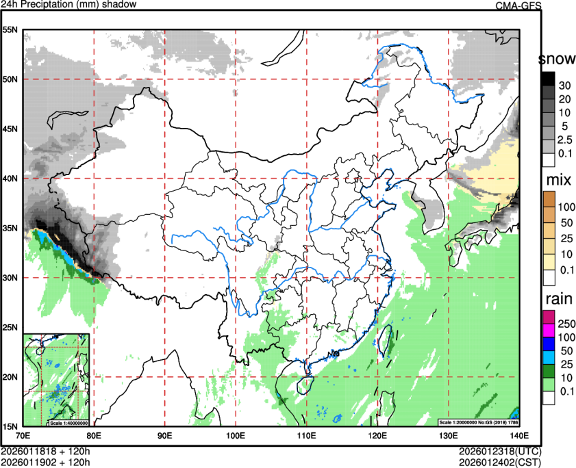 01/18 18时 +120小时
