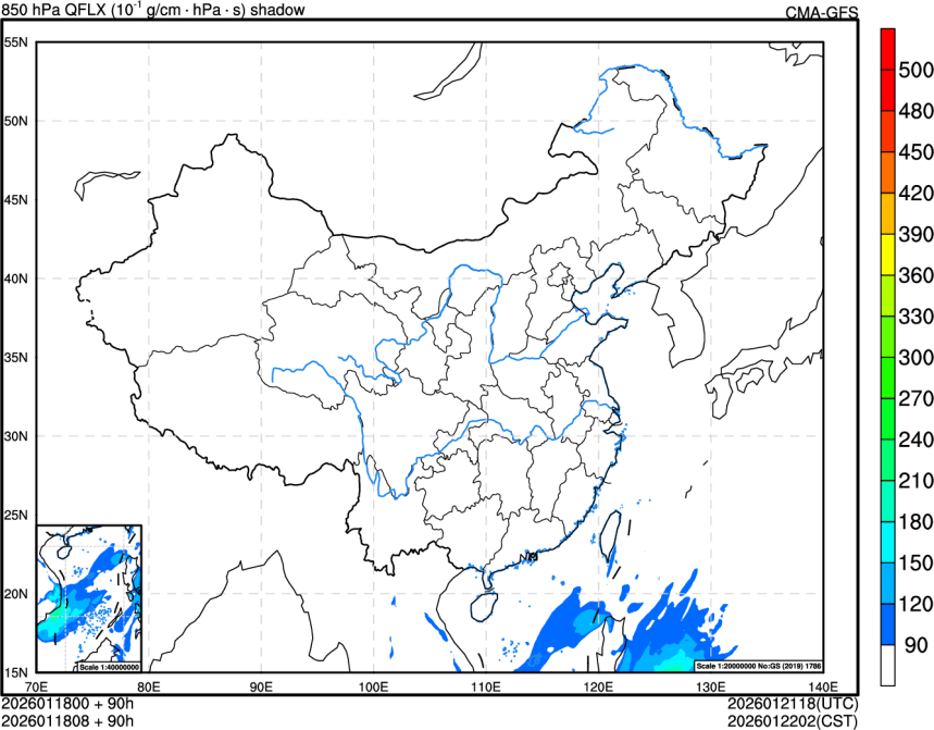 01/18 00时 +090小时