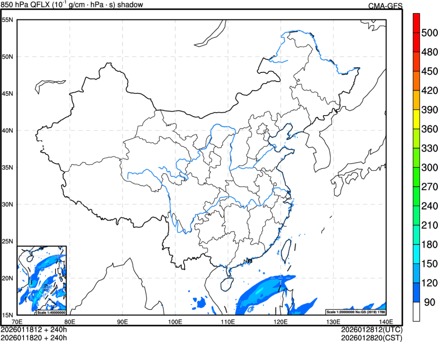 01/18 12时 +240小时