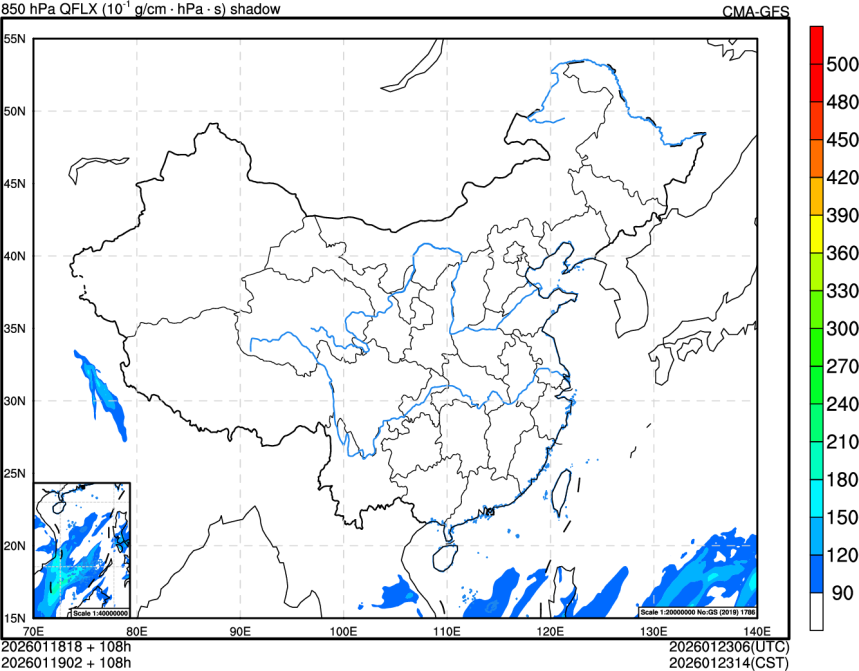 01/18 18时 +108小时