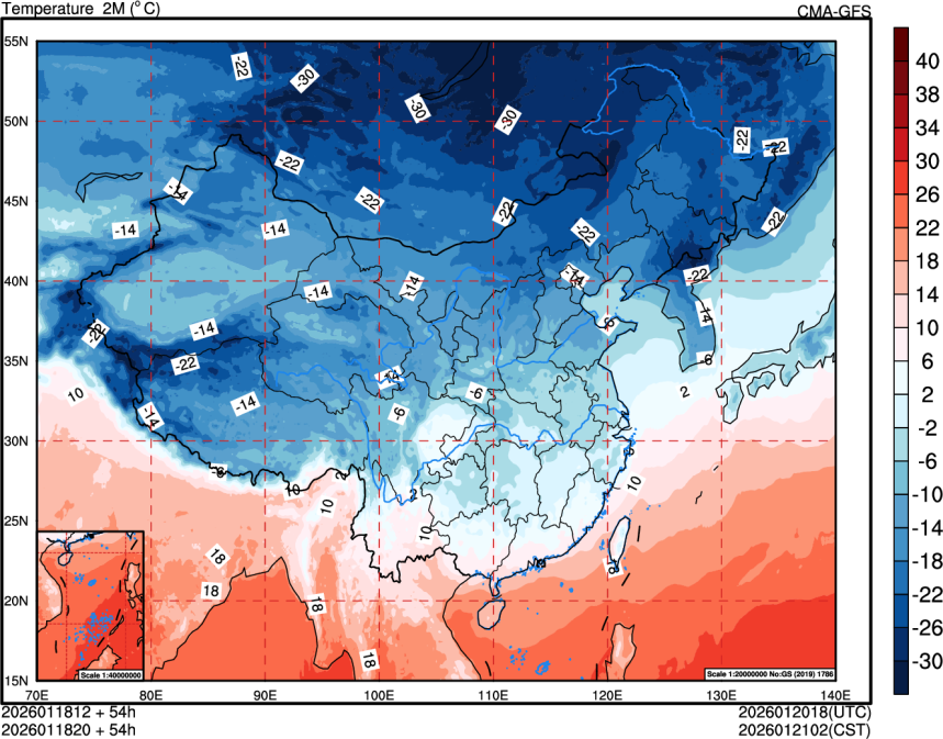 01/18 12时 +054小时