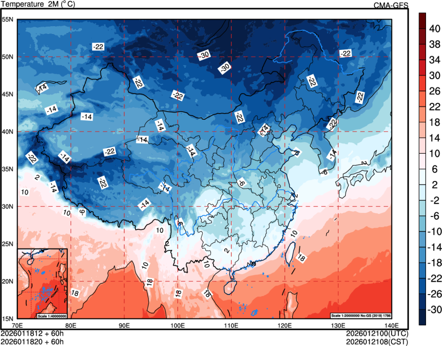 01/18 12时 +060小时