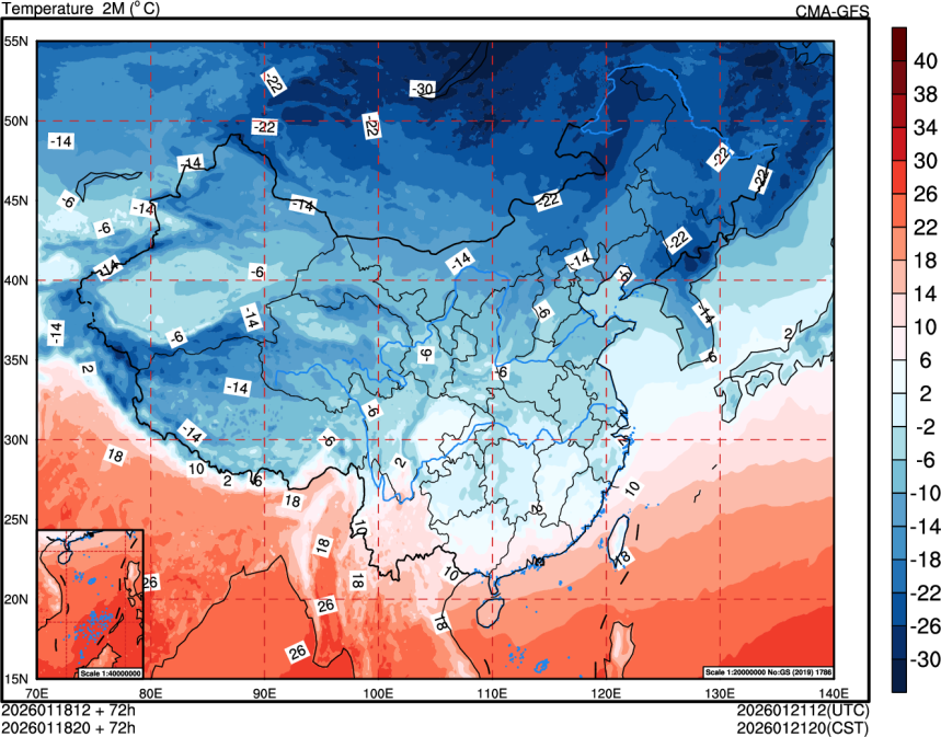 01/18 12时 +072小时