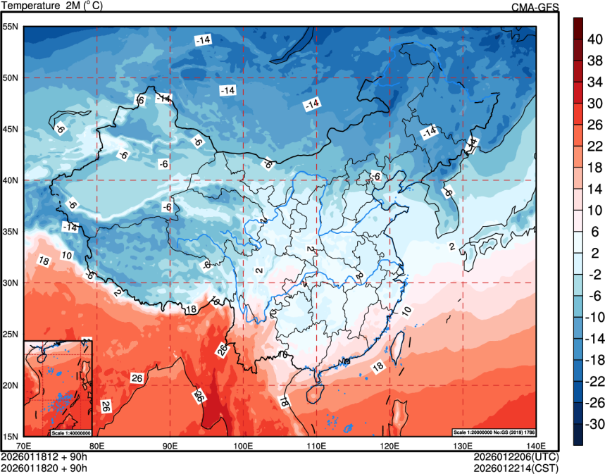 01/18 12时 +090小时