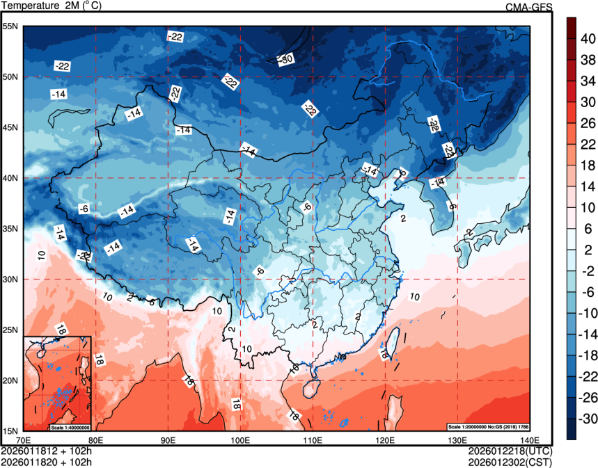 01/18 12时 +102小时