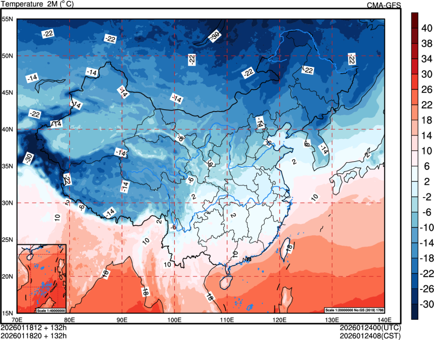 01/18 12时 +132小时