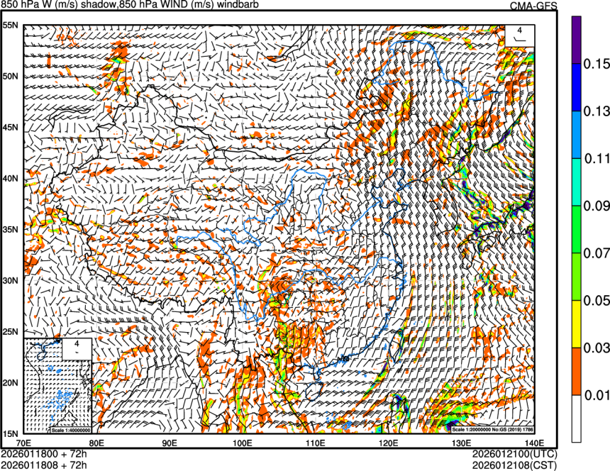 01/18 00时 +072小时