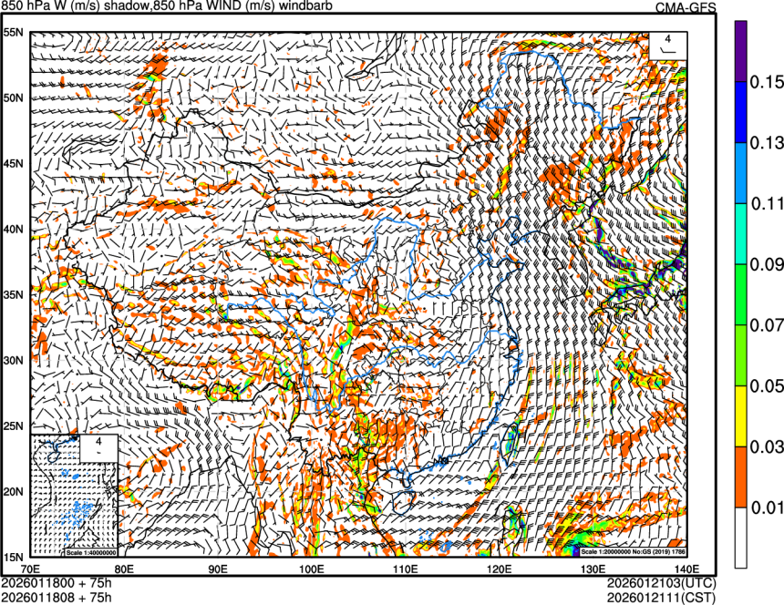 01/18 00时 +075小时