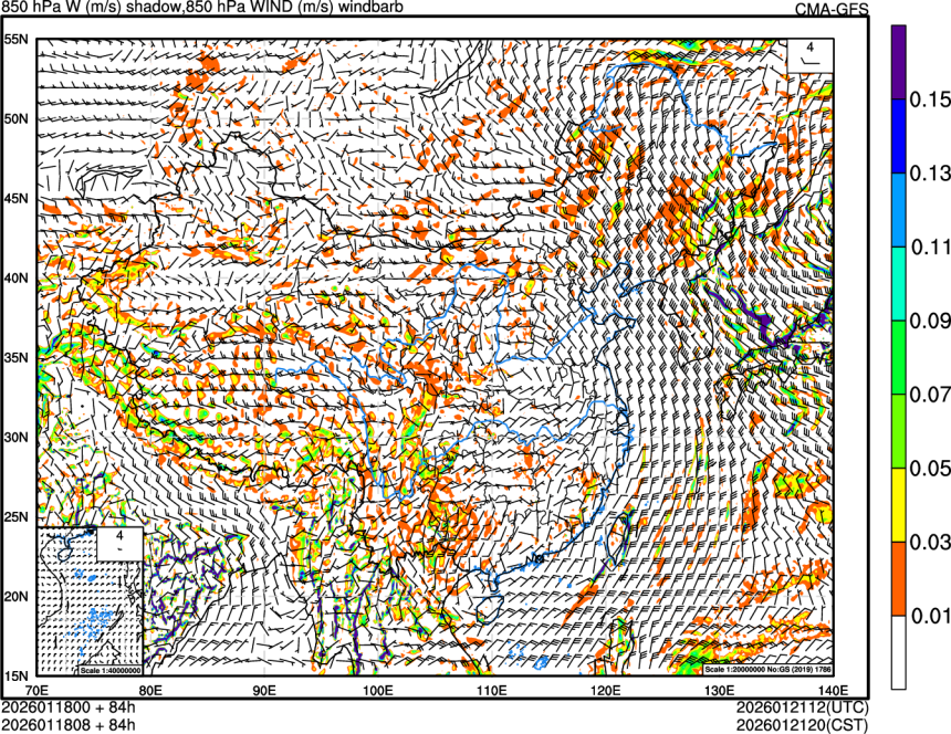 01/18 00时 +084小时
