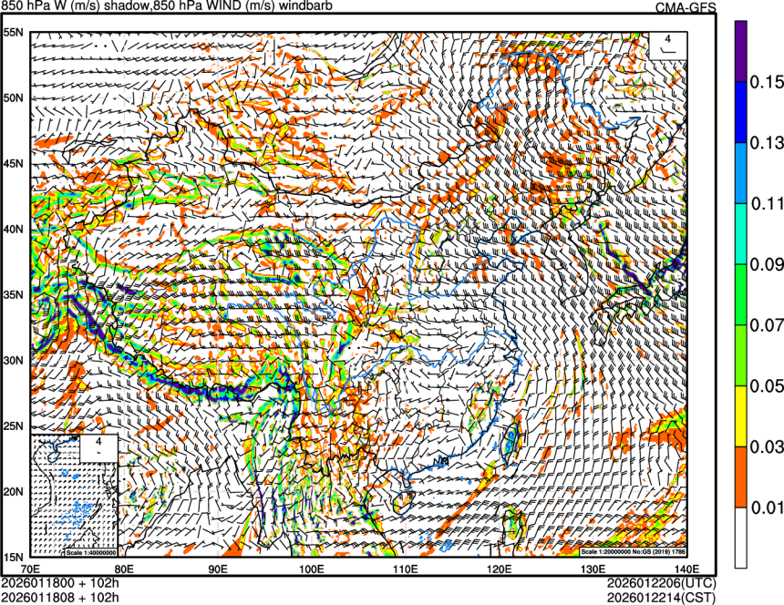 01/18 00时 +102小时