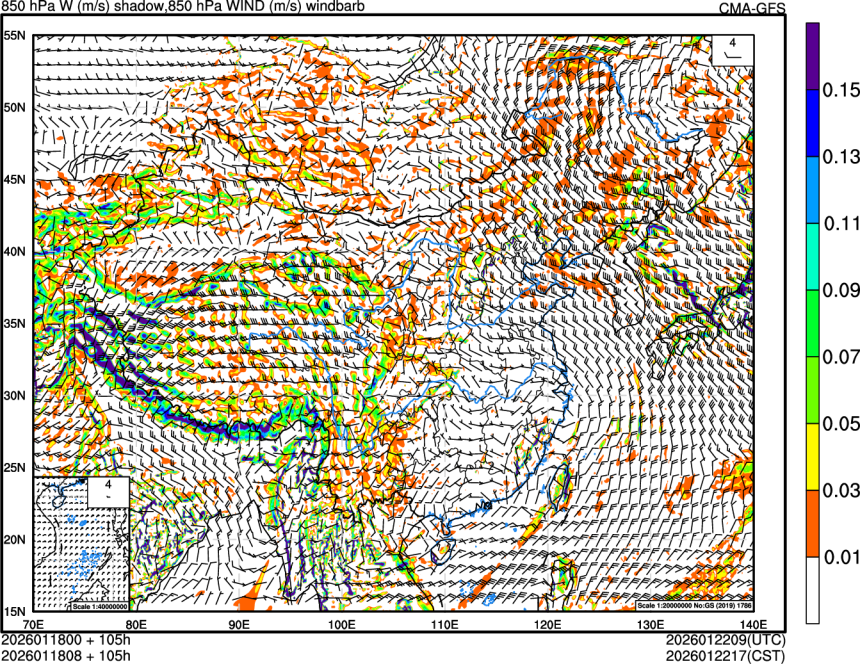01/18 00时 +105小时