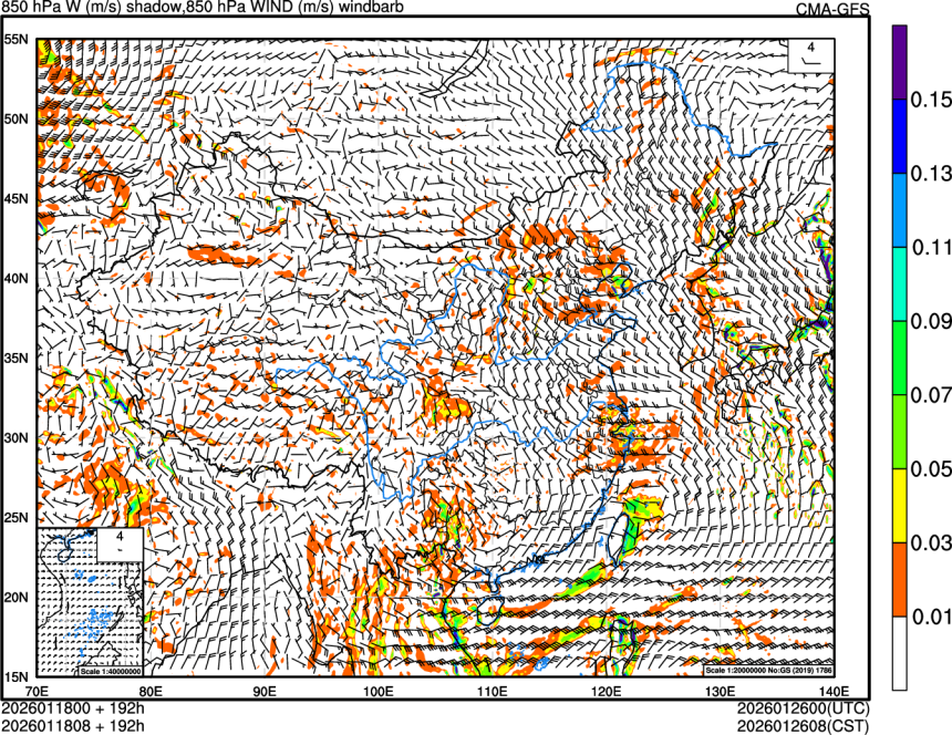 01/18 00时 +192小时