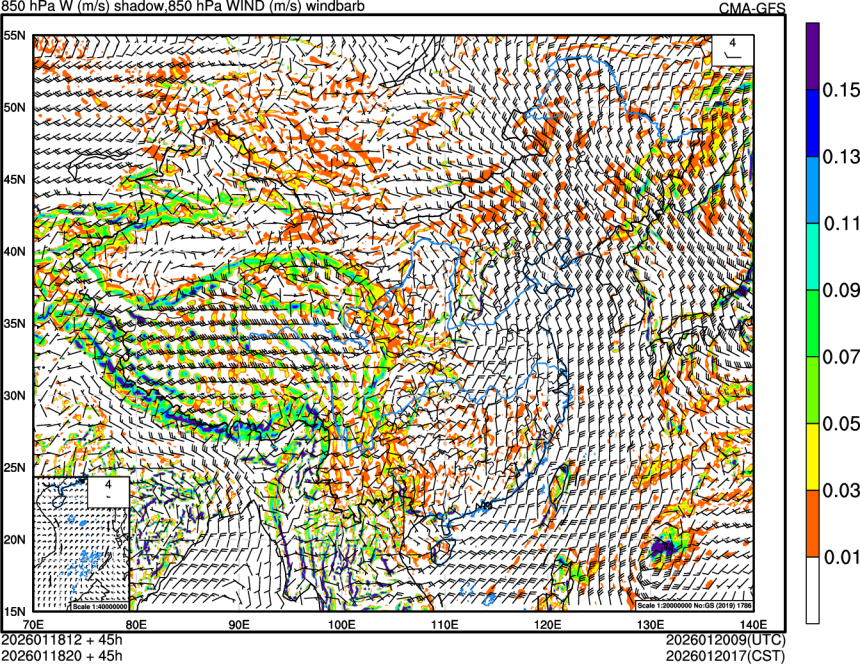 01/18 12时 +045小时