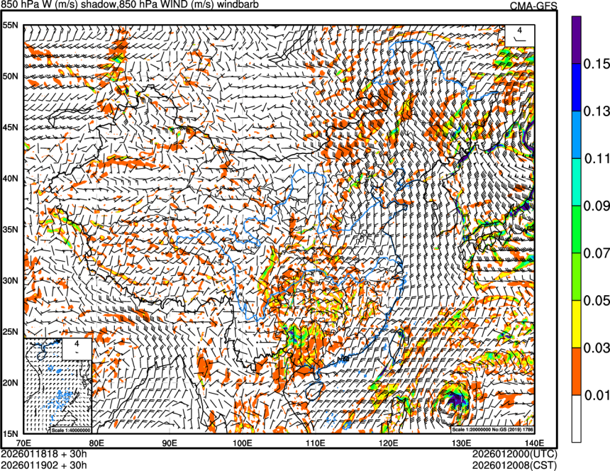 01/18 18时 +030小时