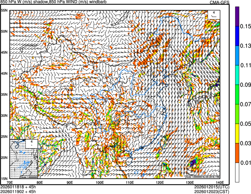 01/18 18时 +045小时