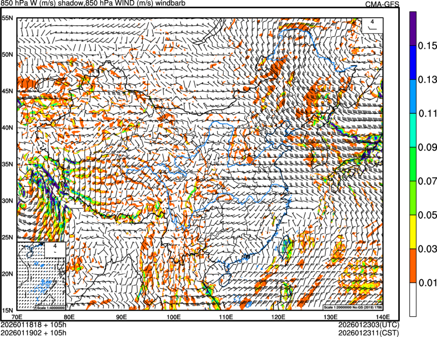 01/18 18时 +105小时