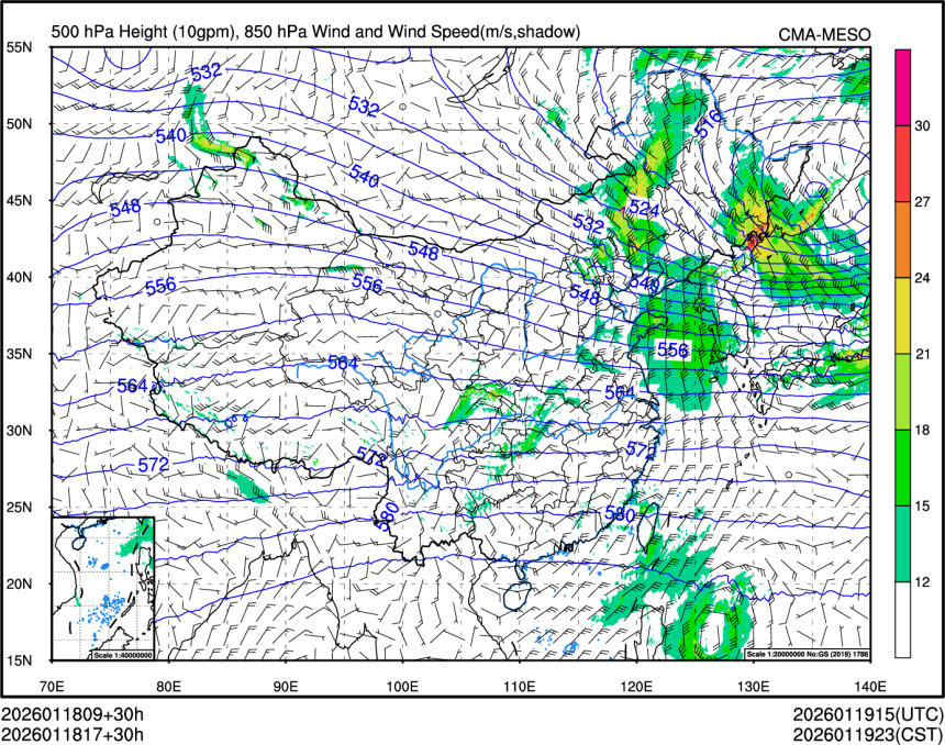 01/18 17时 +030小时
