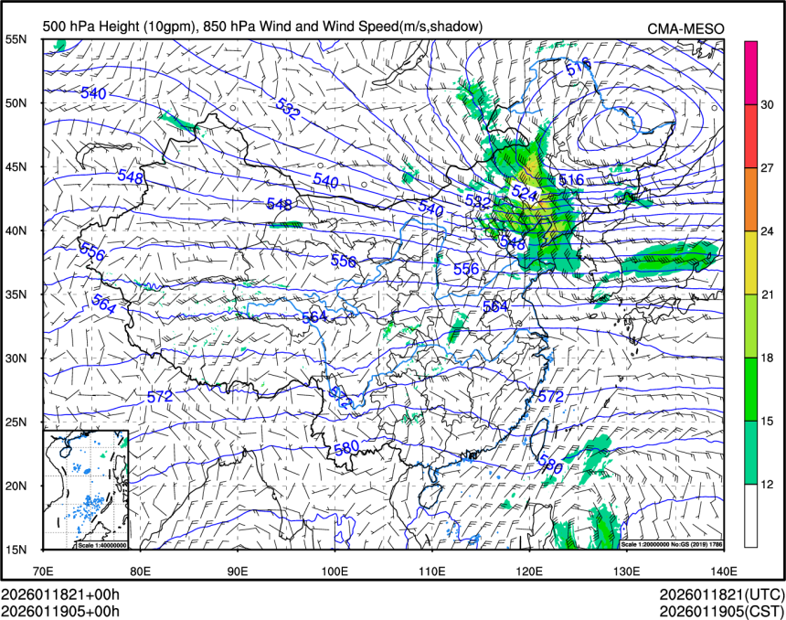 01/19 05时 +000小时