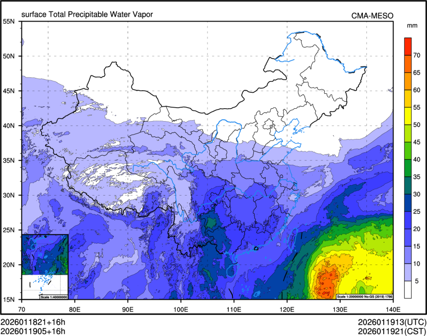 01/19 05时 +016小时