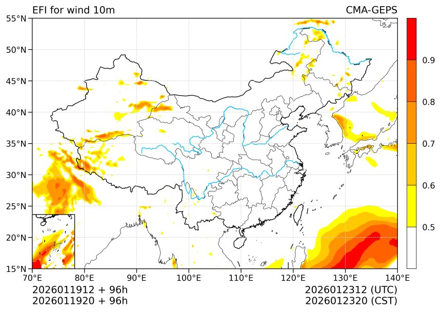 01/19 20时 +096小时