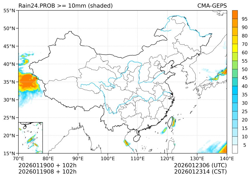01/19 08时 +102小时