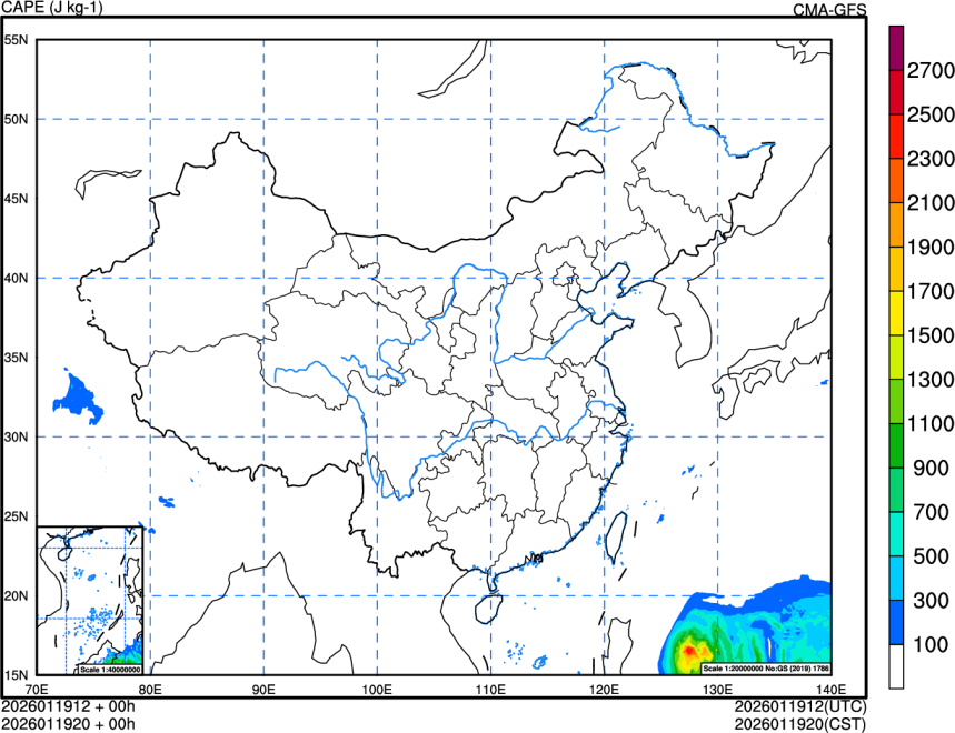 01/19 12时 +000小时