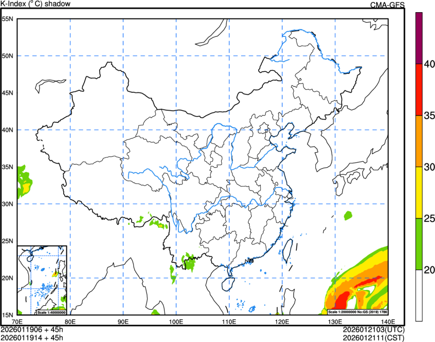 01/19 06时 +045小时
