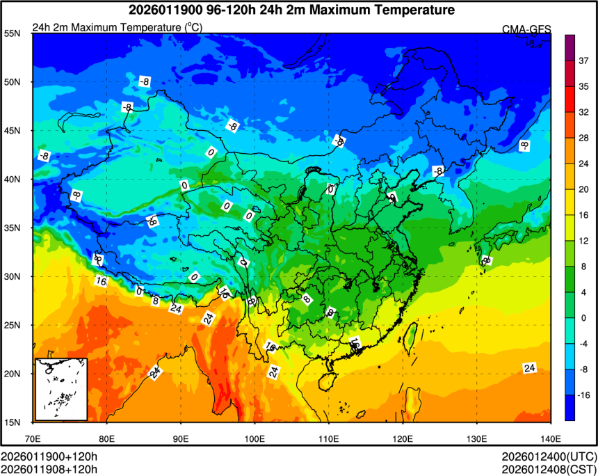 01/19 00时 +120小时