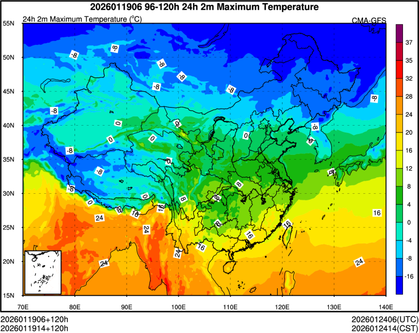 01/19 06时 +120小时