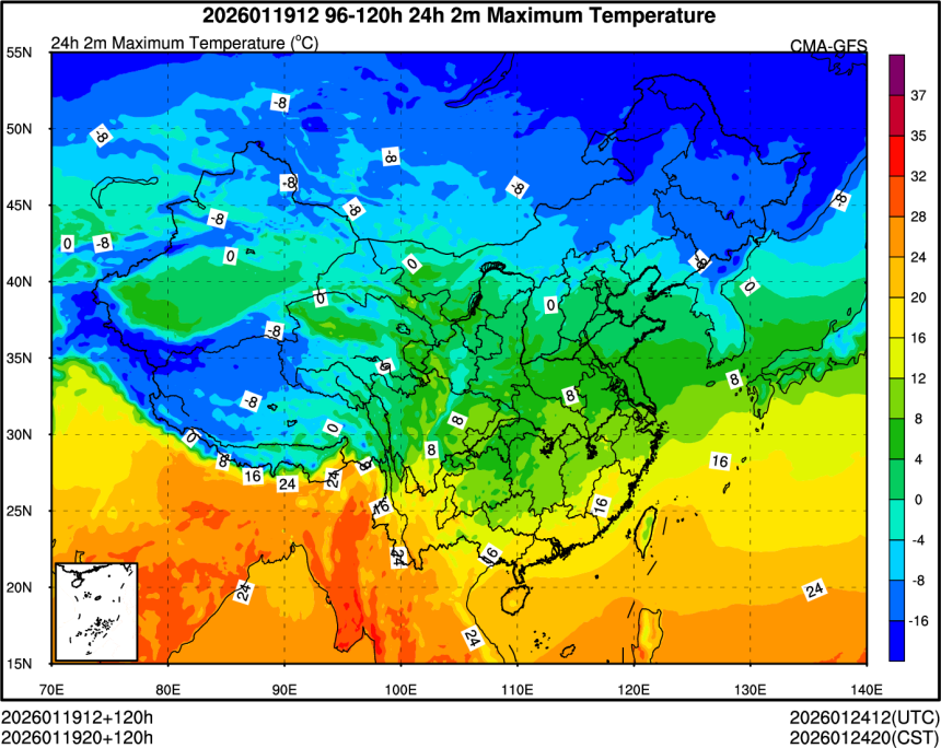 01/19 12时 +120小时