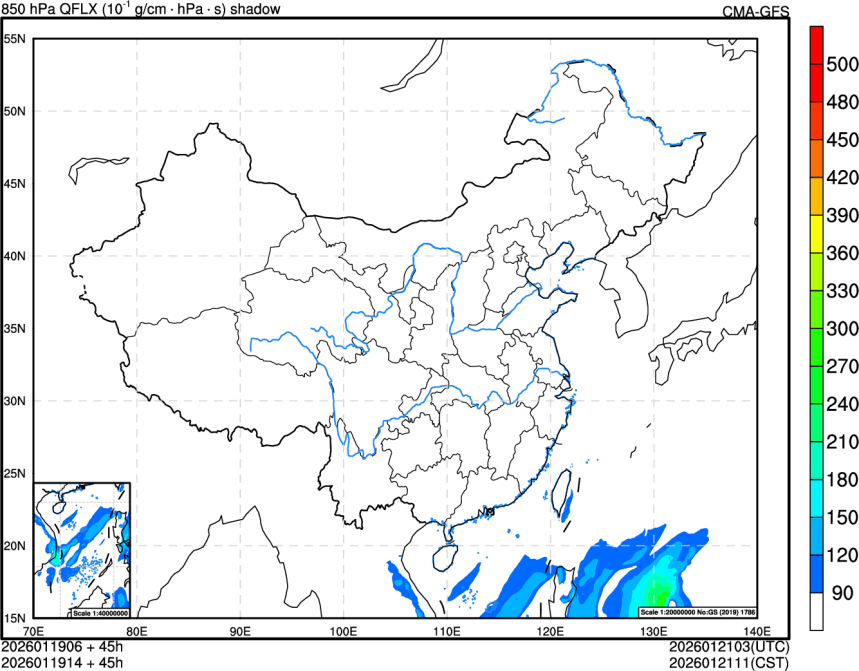 01/19 06时 +045小时