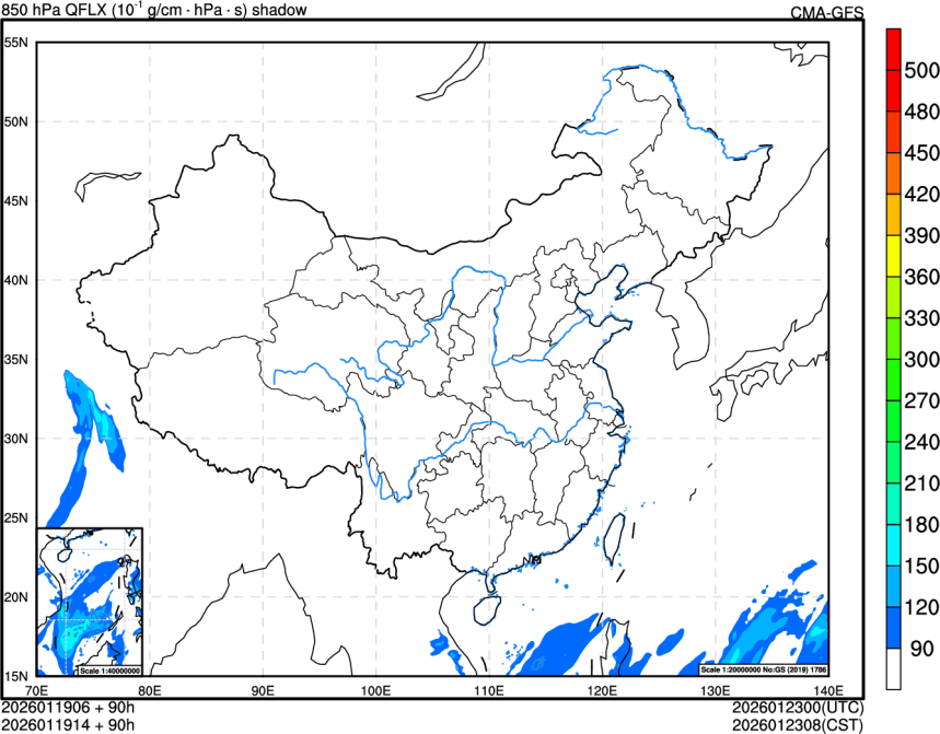 01/19 06时 +090小时