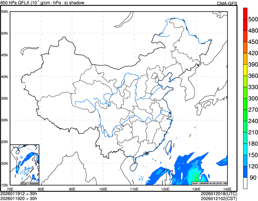 01/19 12时 +030小时