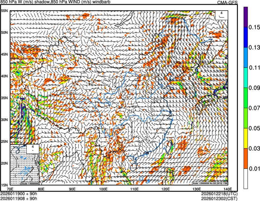 01/19 00时 +090小时