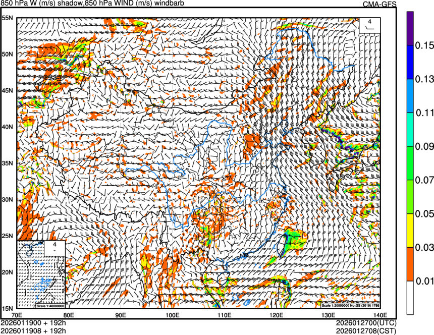 01/19 00时 +192小时
