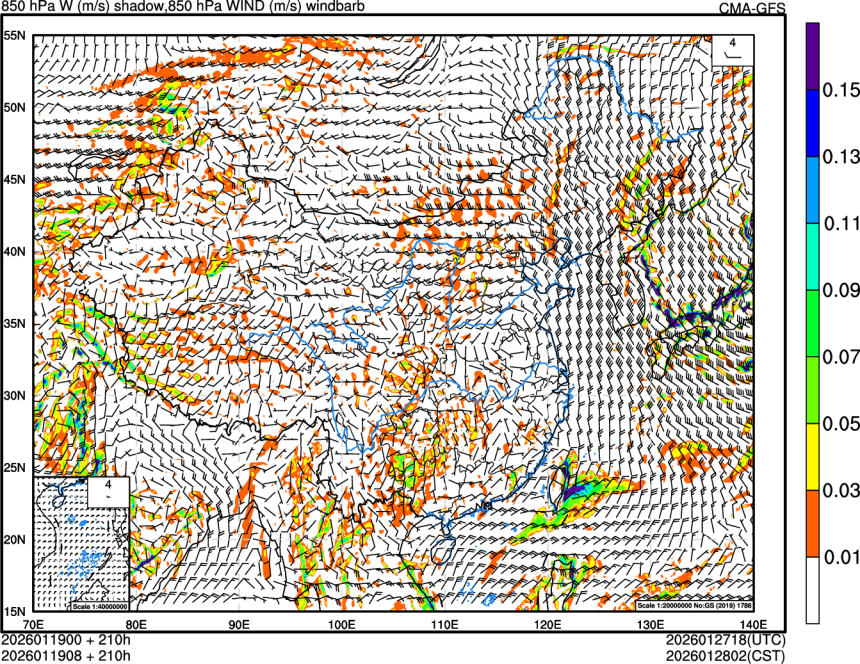 01/19 00时 +210小时