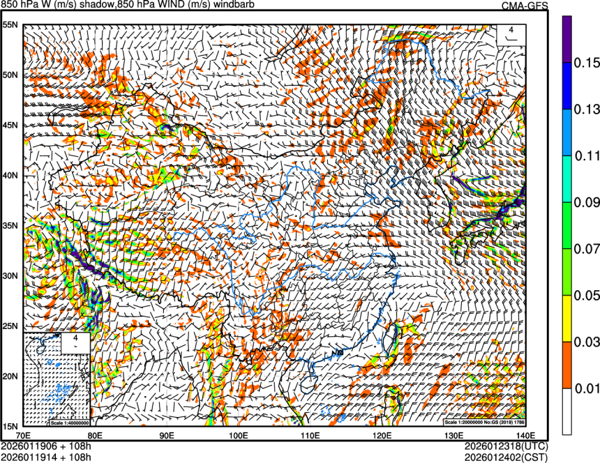01/19 06时 +108小时