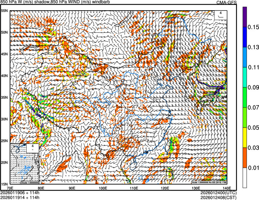 01/19 06时 +114小时