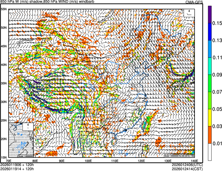 01/19 06时 +120小时