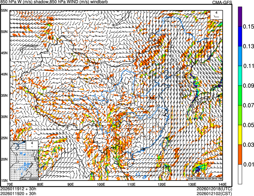01/19 12时 +030小时