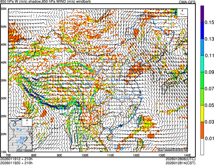 01/19 12时 +210小时