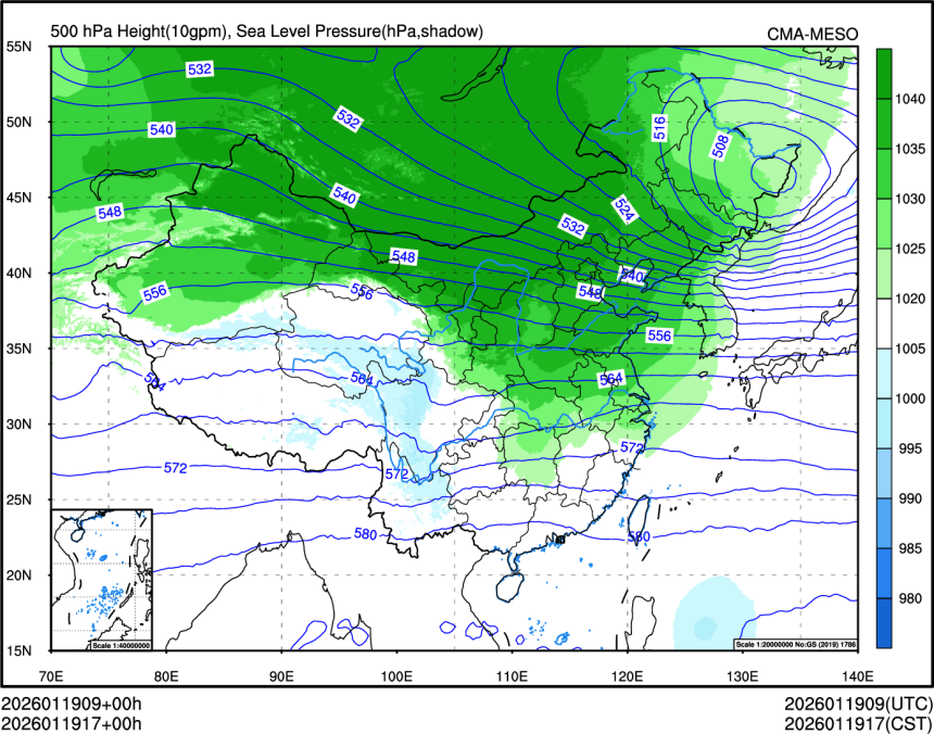 01/19 17时 +000小时