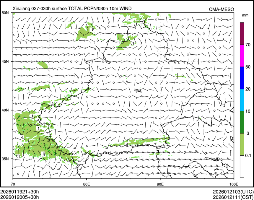 01/20 05时 +030小时