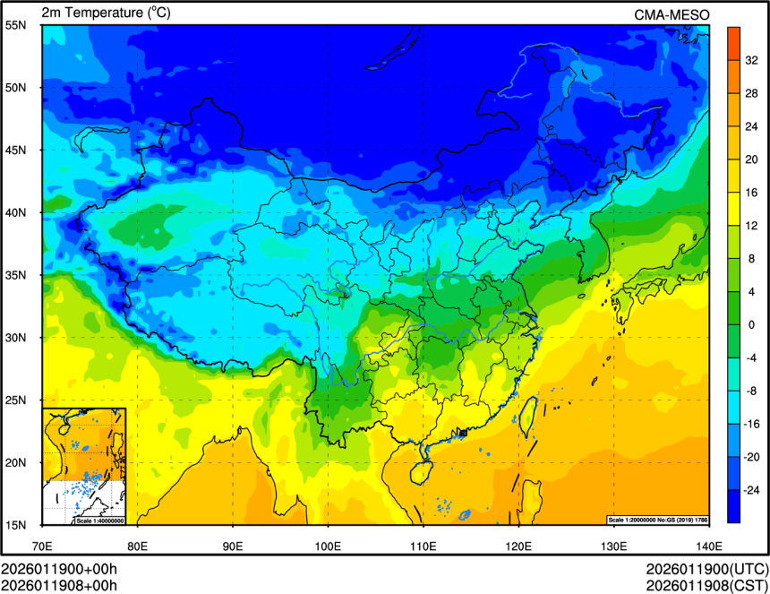 01/19 00时 +000小时